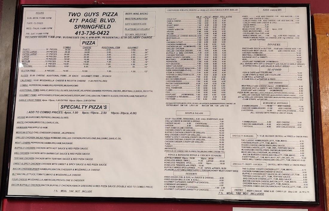 2 Guys Pizzeria